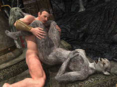 deep in the furry ass