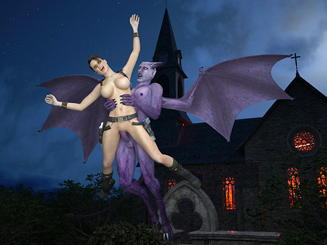Clara fucked by demon