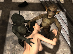 POV monster bdsm art